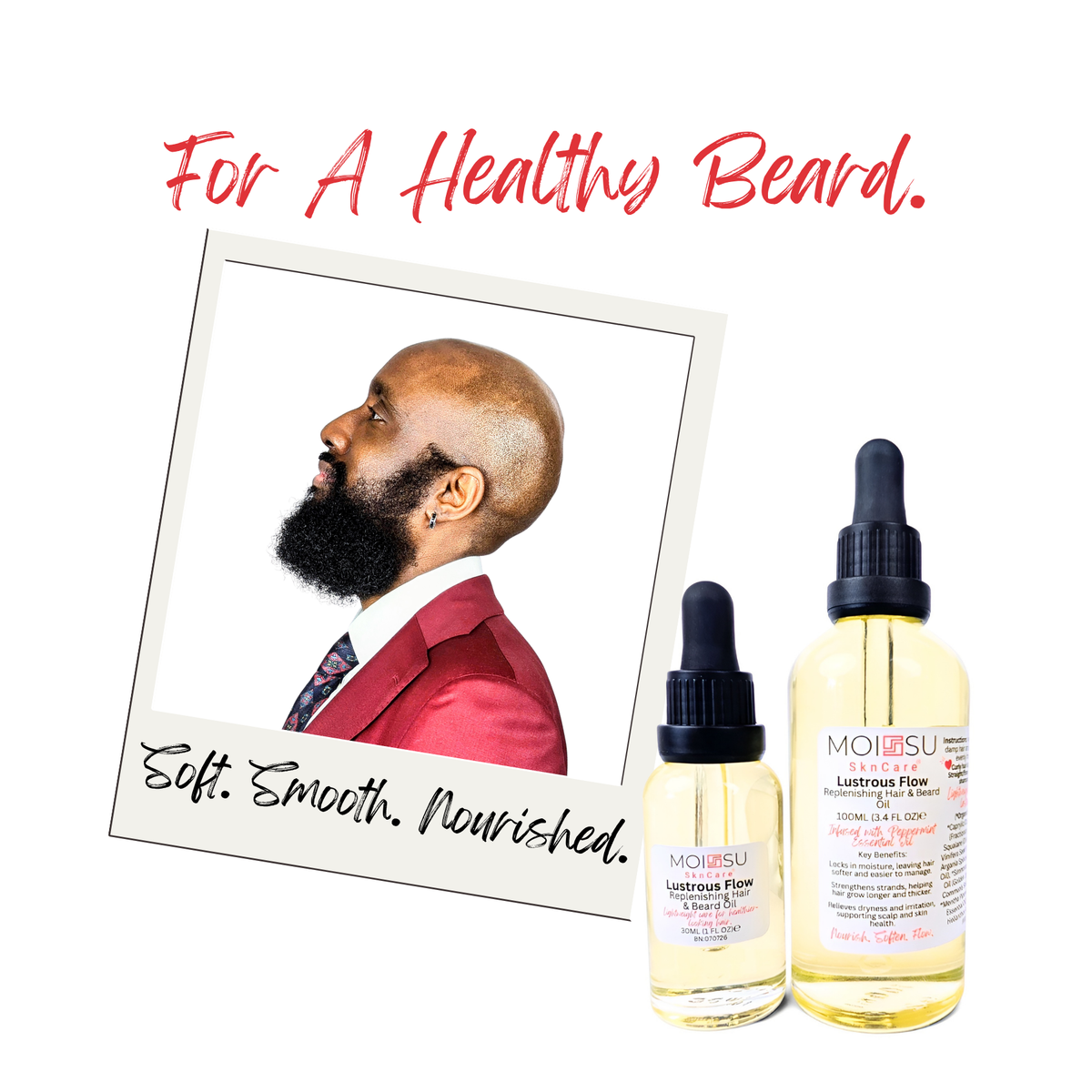 Lustrous Flow - Replenishing Hair & Beard Oil