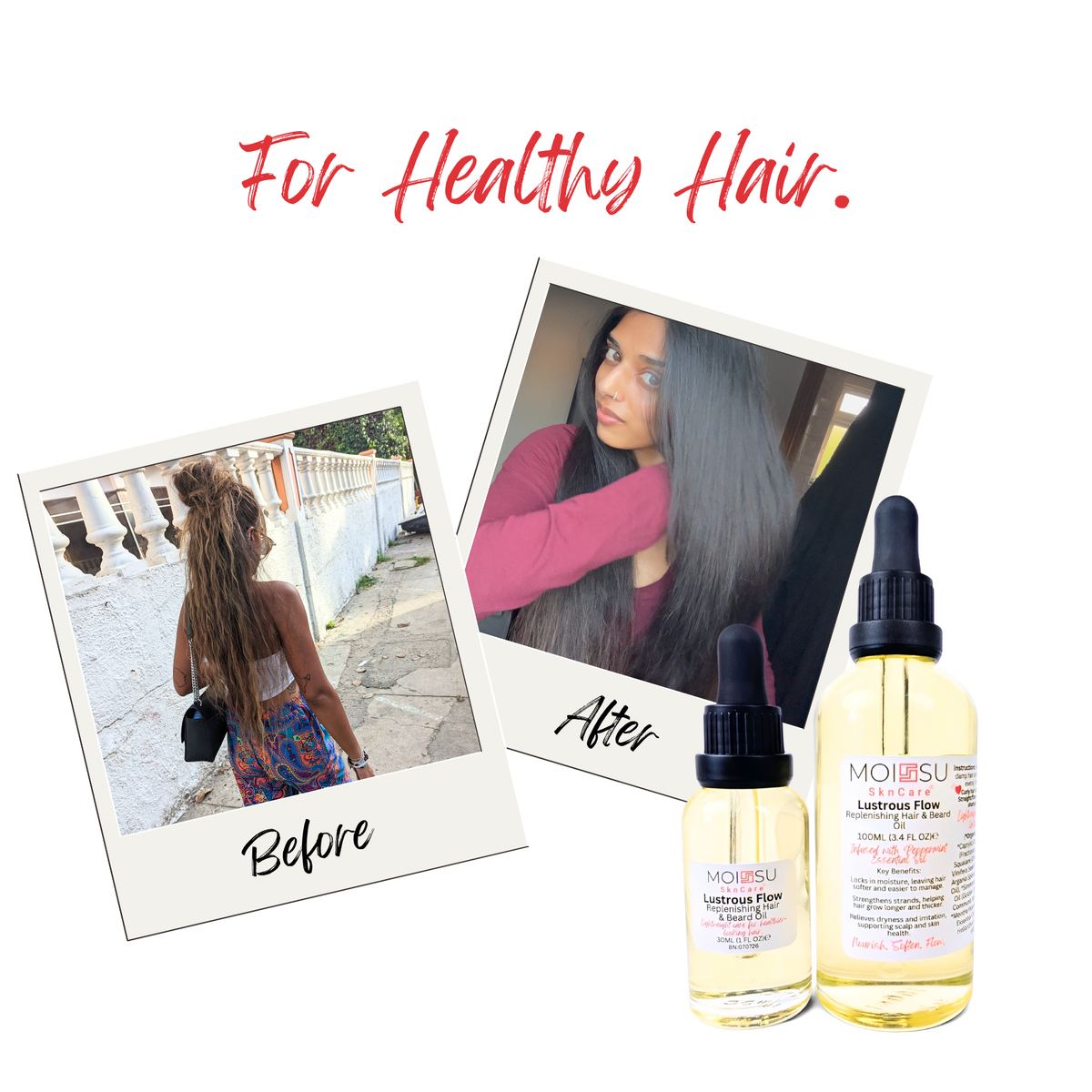 Lustrous Flow - Replenishing Hair & Beard Oil
