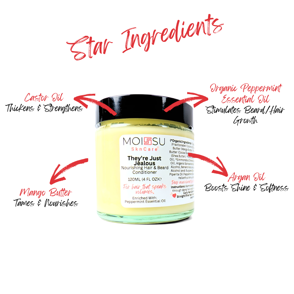They're Just Jealous  - Nourishing Hair & Beard Conditioner