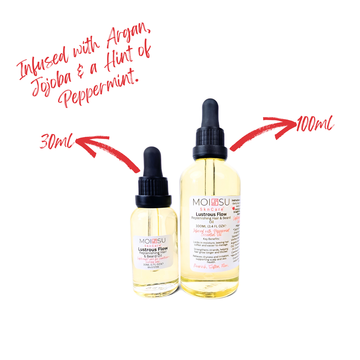 Lustrous Flow - Replenishing Hair & Beard Oil