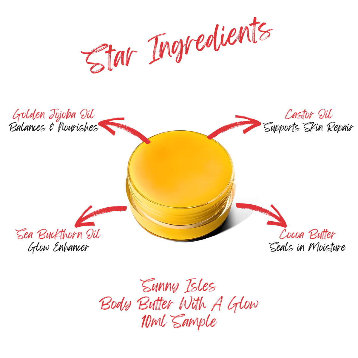 Sunny Isles - Body Butter With A Glow 10ml Mini