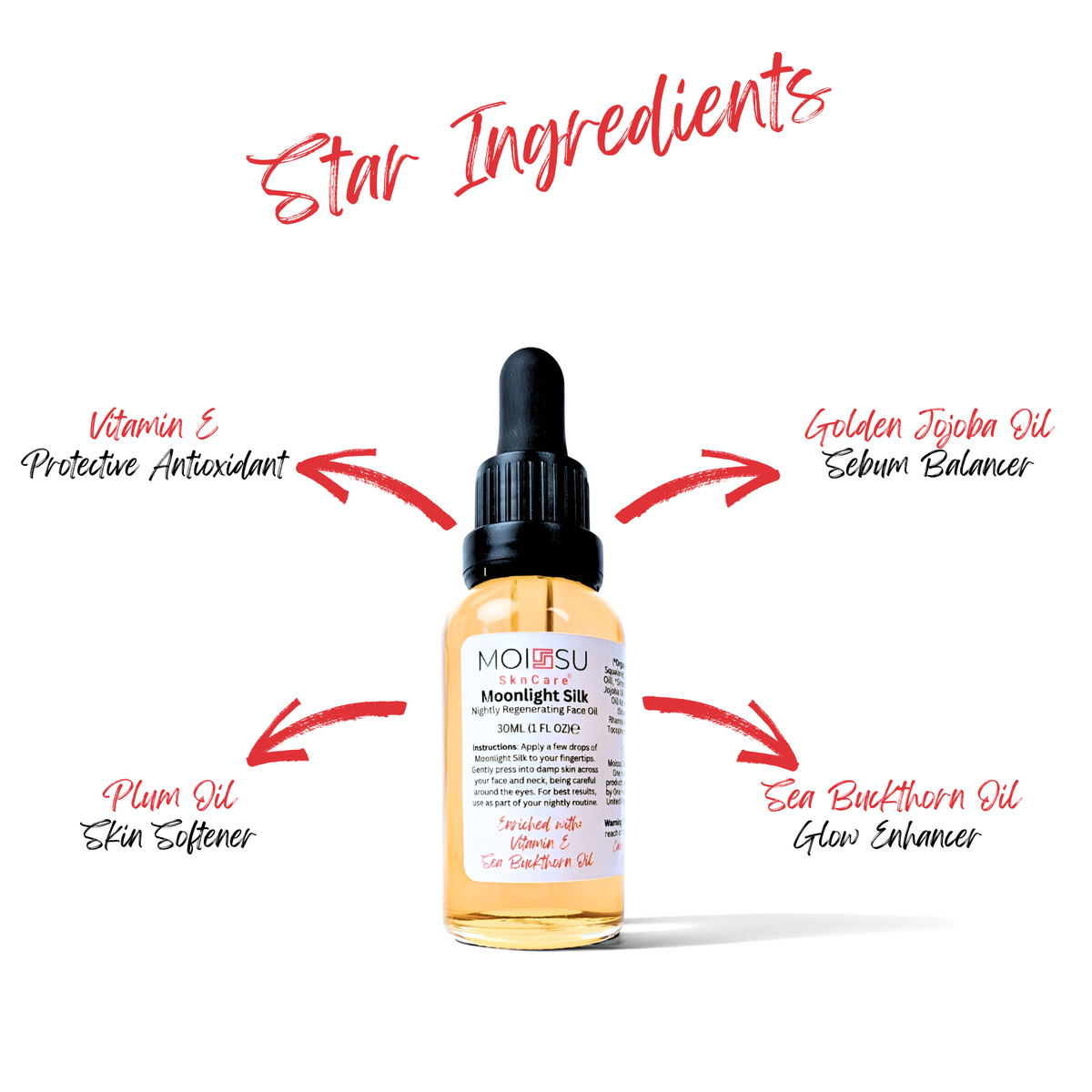 Moonlight Silk - Nightly Regenerating Face Oil