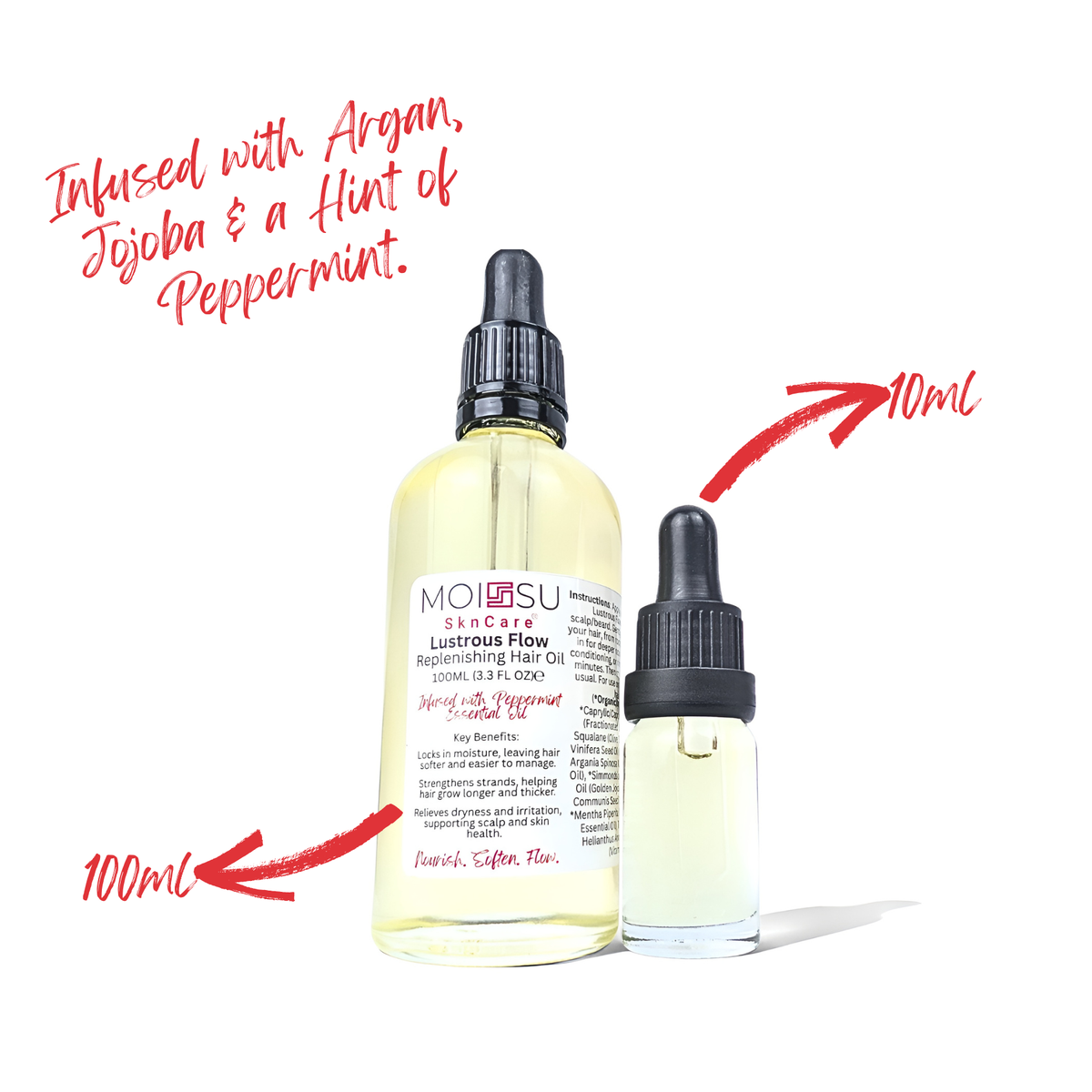 Lustrous Flow - Replenishing Hair Oil 10ml Mini