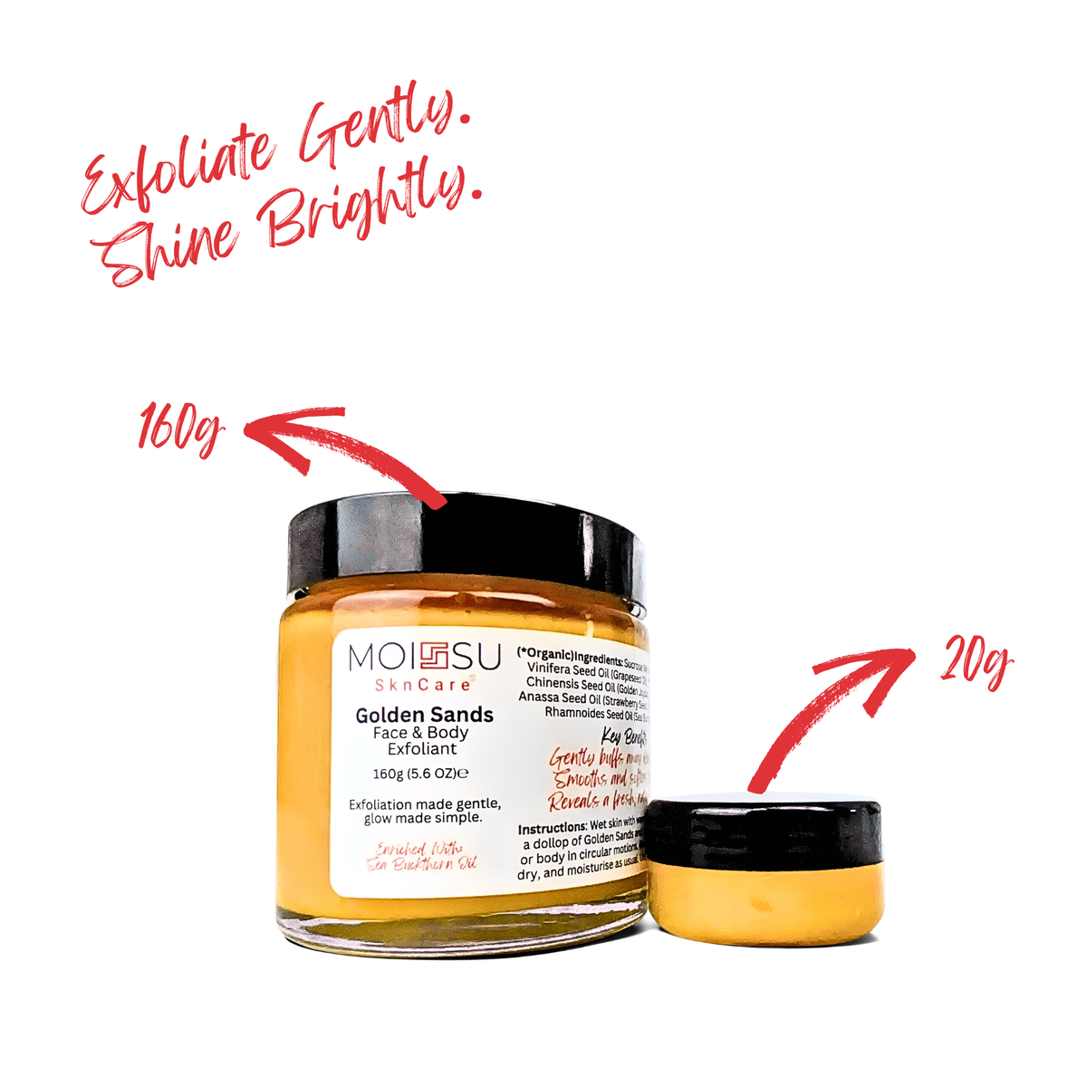 Golden Sands - Face & Body Exfoliant Sample